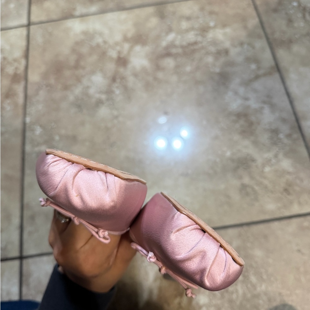 Reformation Megan Lace Up Ballet Flat - Picture 8 of 8